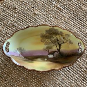 Vintage Noritake Handpainted Dish